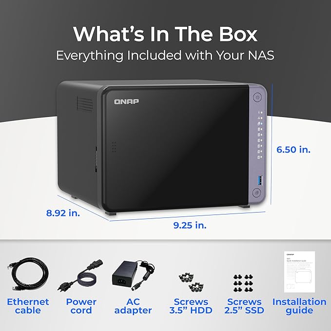 QNAP TS-632X-4G-US 6 Bay 10GbE Desktop NAS - Image 5