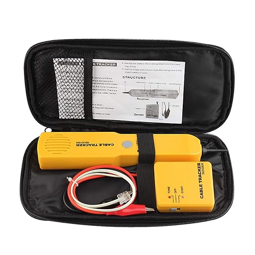 Electrical Wire Tracer Circuit Tester w/Tone Generator & Probe Kit, Cable - Image 6