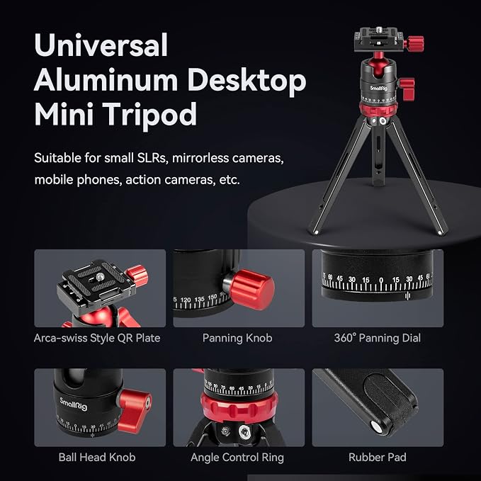 SmallRig Tripod for iPhone Desktop Mini Tripod - Image 6