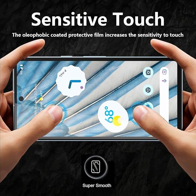 1 Pack for Google Pixel 7a Privacy Screen Protector - Image 8