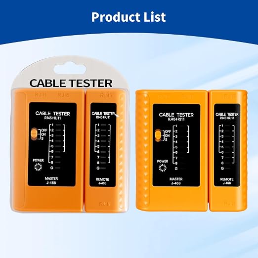 Network Cable Tester for RJ11/RJ12/RJ45, LAN Ethernet Tester for Cat5 Cat5e - Image 9