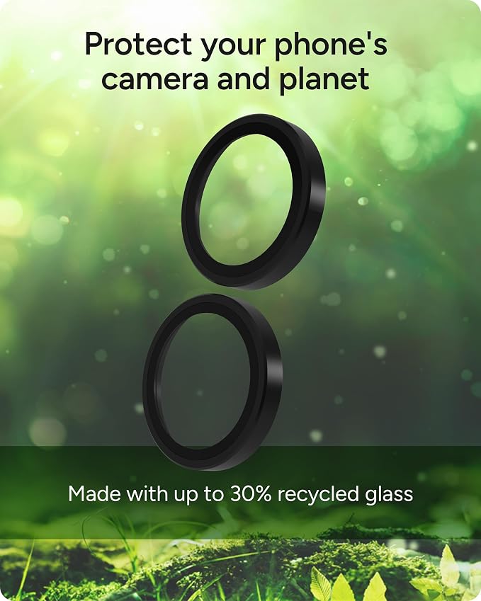 ZAGG Glass Elite Anti-Reflective Samsung Galaxy S25 Edge Camera Lens Protector - Image 7