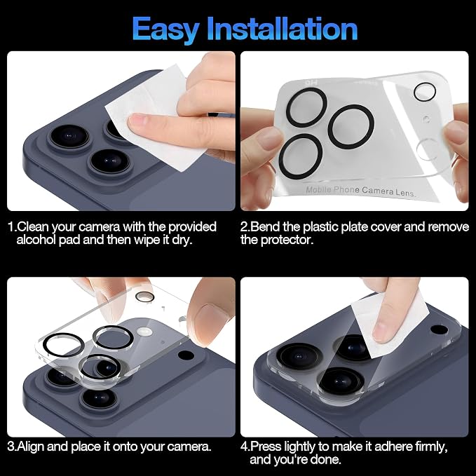 WHPXJY 2025 New Upgrade for 3 pack iPhone 17 Pro Max Camera Lens - Image 7
