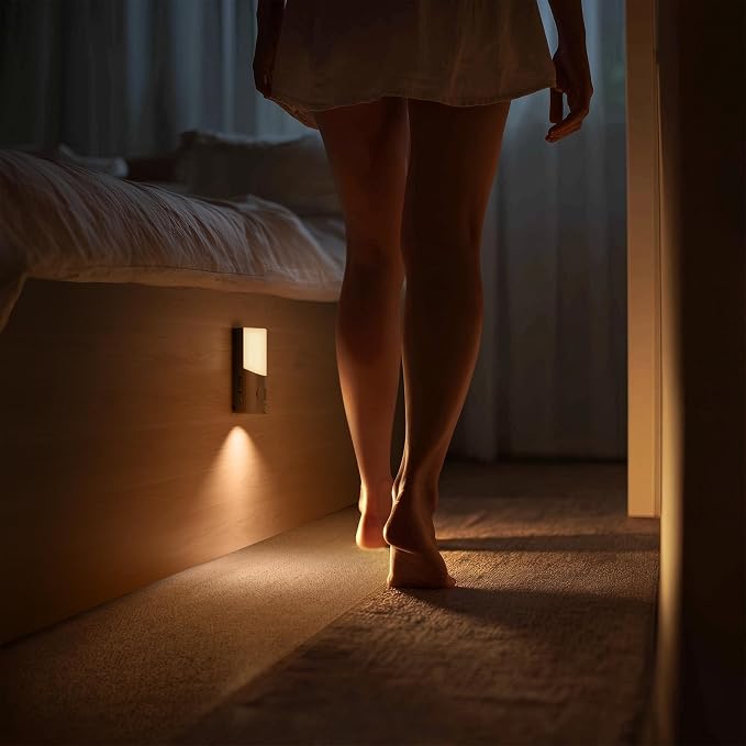 Lyridz Motion Sensor Wall Sconce, Up & Down Dual Beam Rechargeable Night Light - Image 9