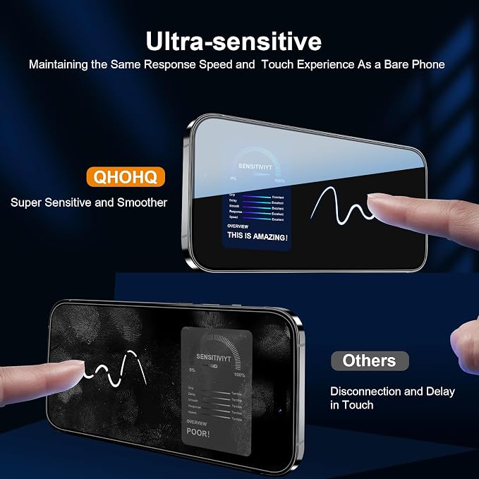 QHOHQ for iPhone 16 Plus Screen Protector - Image 8