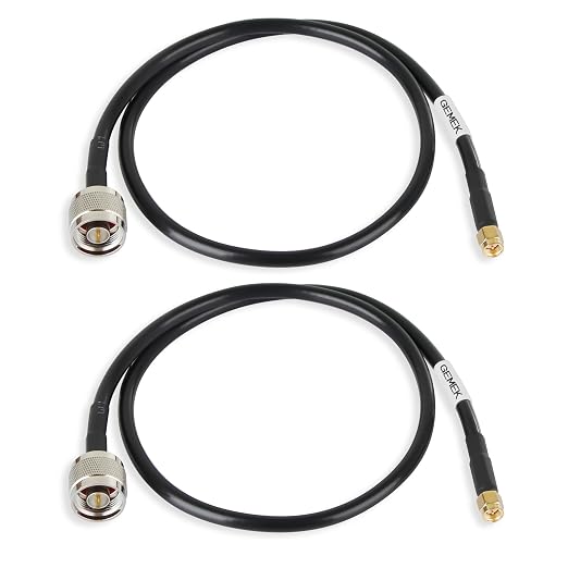 2ft N Male to SMA Male Cable 2PCS, SMA to N Cable 50 ohm Ultra Low Loss KMR240 - Image 9