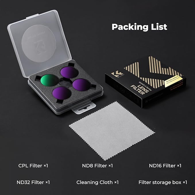 K&F CONCEPT Snap On CPL ND Filter Kit Compatible - Image 8