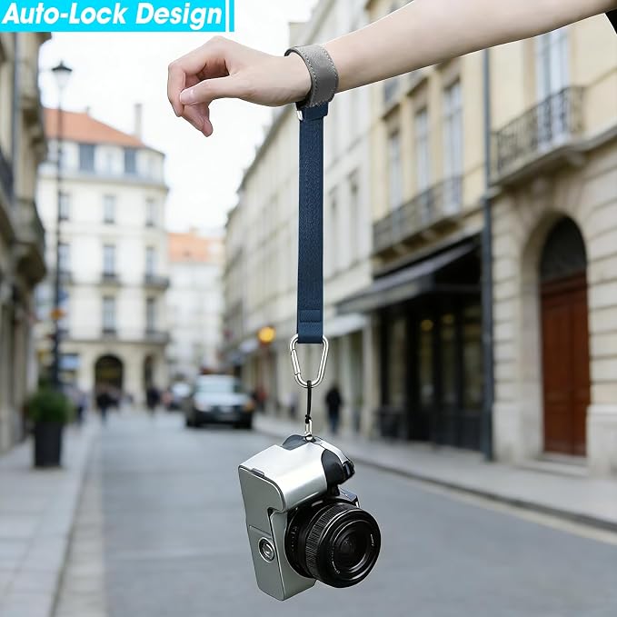Camera Wrist Strap, Leather Camera Hand Strap - Image 7