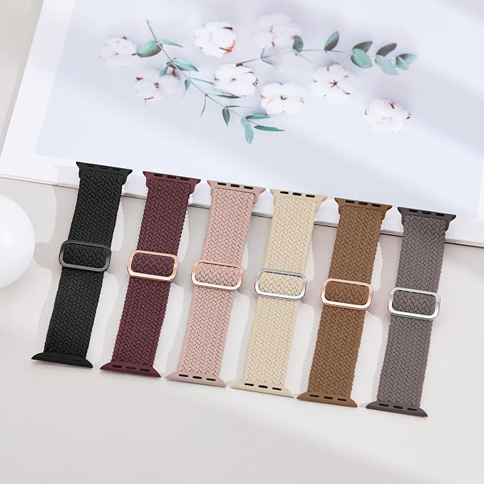 6 Pack Braided Stretchy Bands Compatible - Image 6
