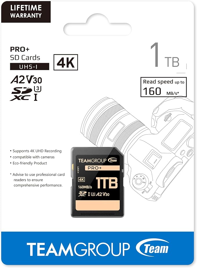 TEAMGROUP PRO 1TB UHS-I U3 A2 V30 4K UHD Read/Write Speed up to 160/120MB/s - Image 8