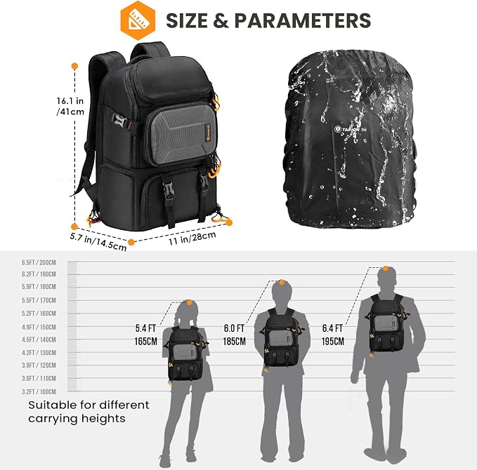 TARION Professional Camera Backpack Large - Image 8