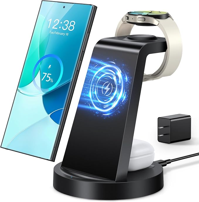 Wireless Charger for Samsung: 3 in 1 Wireless Charging Station for Samsung - Image 8