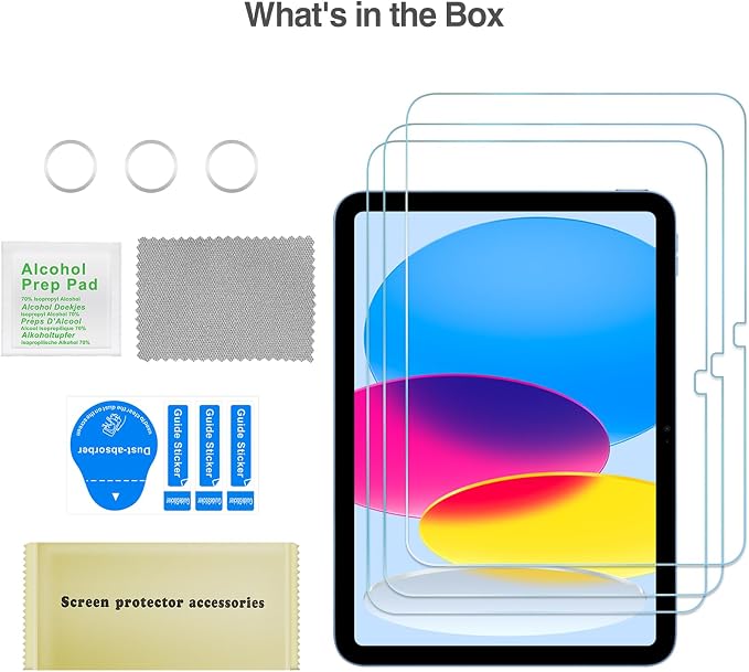 ProCase 3+3 Pack Tempered Screen Protector - Image 8