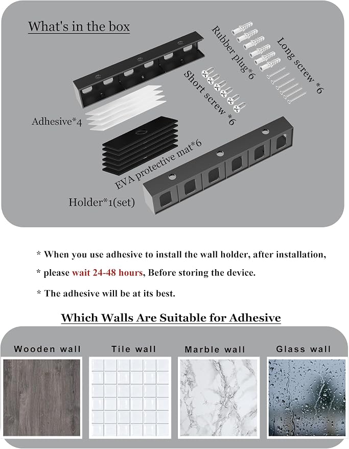 Under Desk Mount Holder or Wall Mount, Fit - Image 8