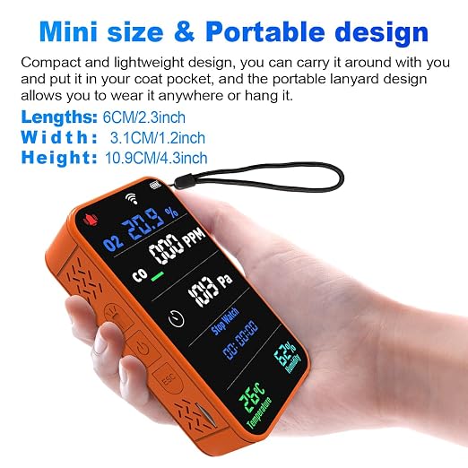 7-in-1 Portable Oxygen Detector - Image 9