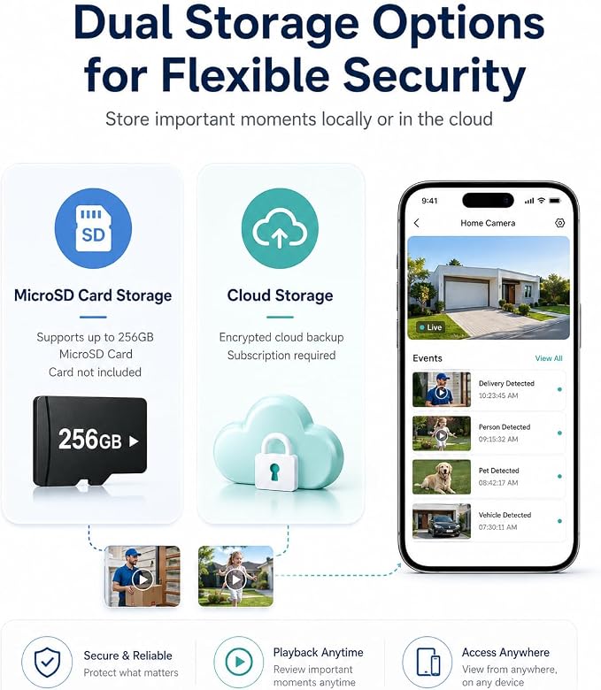 ELECCTV 5G/2.4G WiFi Security Cameras Wireless Outdoor, 2K 5G Security Camera - Image 7
