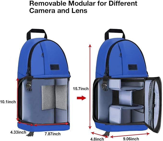 MOSISO Camera Sling Bag, DSLR/SLR/Mirrorless Camera Case Shockproof Photography - Image 6