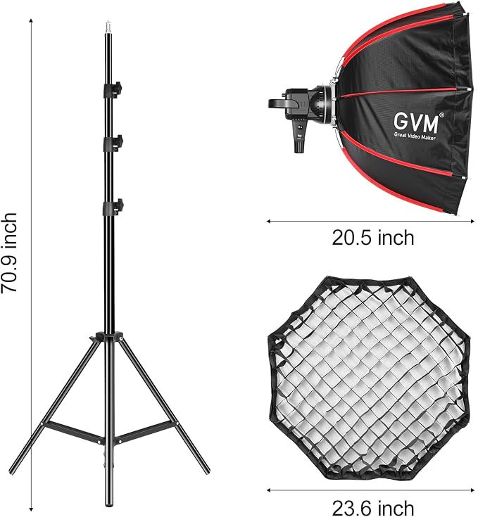 GVM 80W Video Light, Studio Lights - Image 8