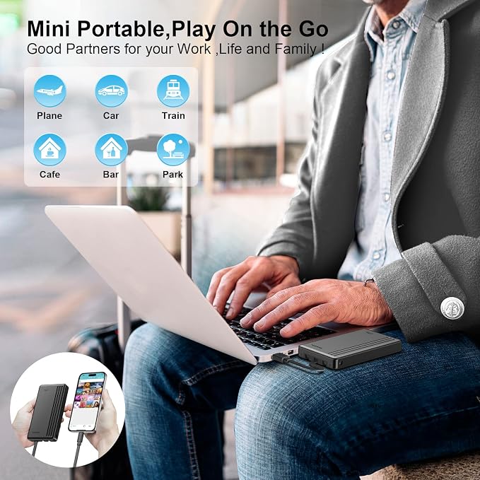 2TB External Hard Drive for iPhone & iPad, Windows Computer, USB C Android - Image 7