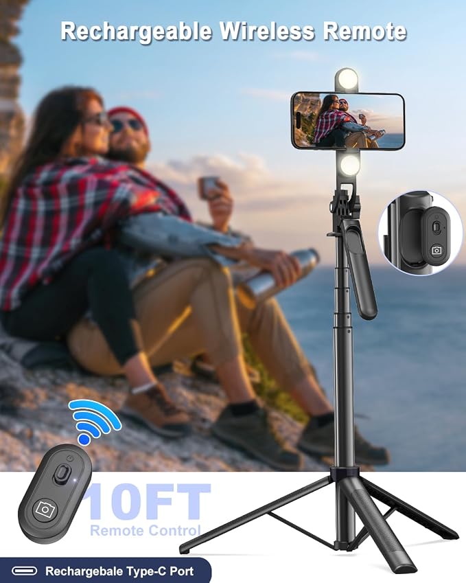 Yeaki 71" Phone Tripod, Tripod for iPhone - Image 7