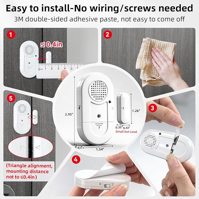 Sanjie Door Window Alarms - Image 9