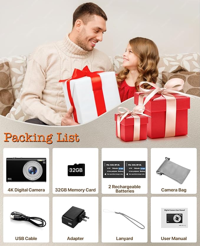 Digital Camera, 4K Vlogging Camera - Image 8