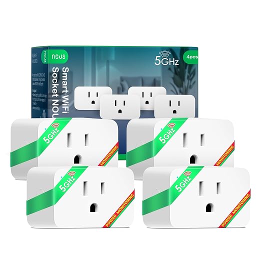 NOUS Wi-Fi Smart Plug 15A, Dual-Band 2.4GHz & 5GHz, Energy Monitoring, - Image 7