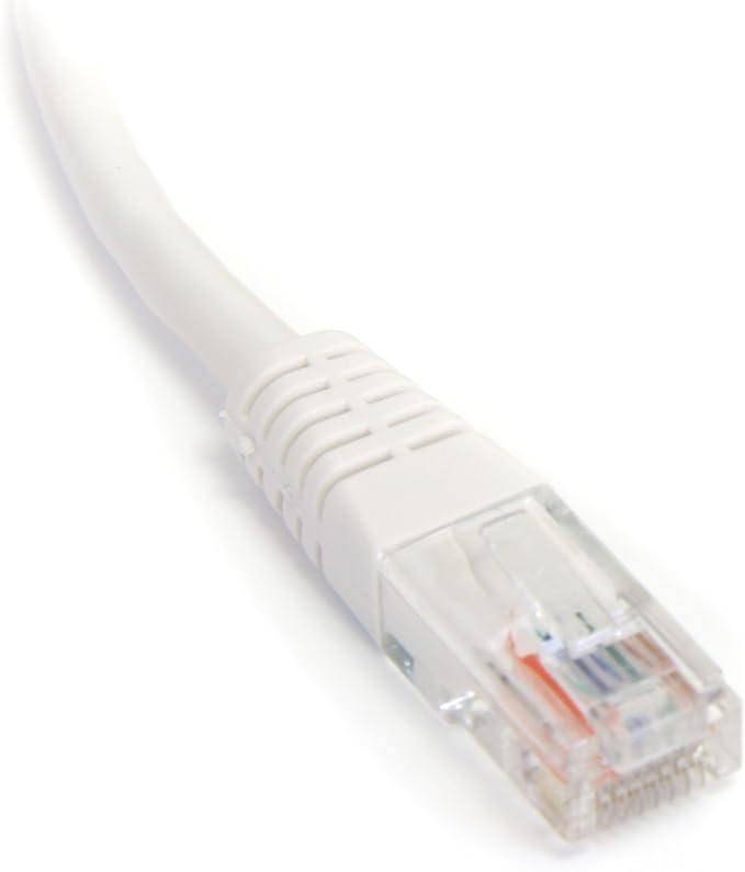 STARTECH.COM 1FT White Molded CAT5E UTP Patch Cable - Image 2