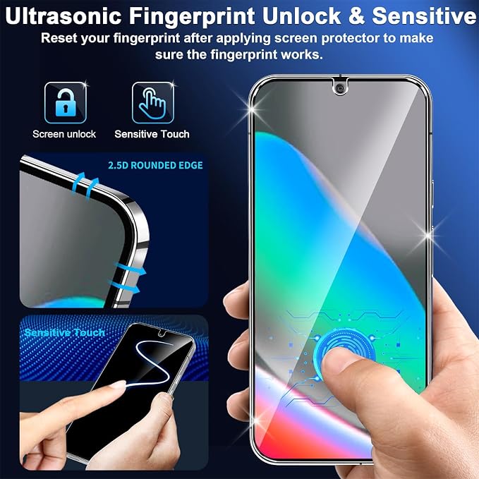 letosan 3 Pack for Google Pixel 10 Screen Protector Tempered Glass + 3 Pack - Image 7