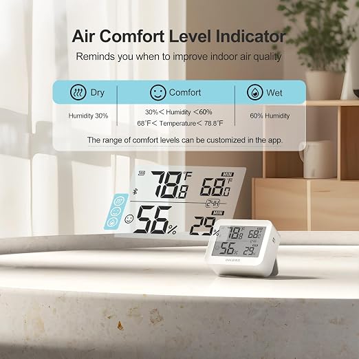 Temperature Hygrometer Monitor, Hygrometer Thermometer, Remote APP Control - Image 9