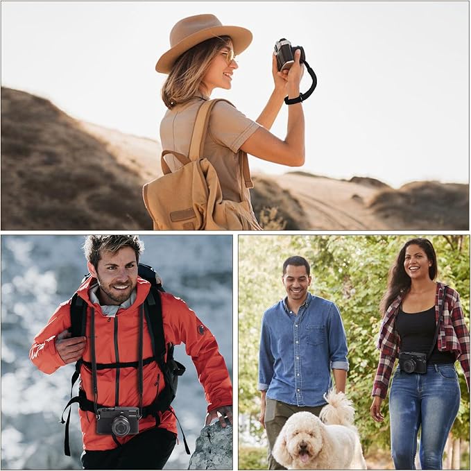 ARVOK 2 Pack Camera Strap with Camera Wrist Strap, 110cm Climbing Rope Camera - Image 7