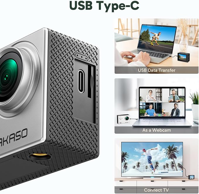 AKASO EK7000 4K30FPS 20MP WiFi Action Camera - Image 8