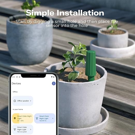 THIRDREALITY Smart Soil Moisture Sensor Gen2, Zigbee hub Needed, Enhanced - Image 9