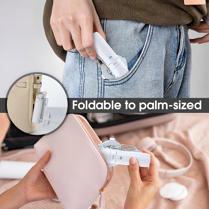 Magnetic Tripod for Phone, 2 in 1 for Magsafe Stand& Clip Portable Pocket Size - Image 7