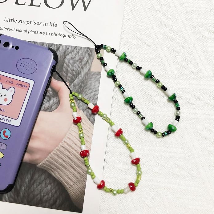 Phone Charm Strap Cute Phone Lanyard Wrist Strap Bracelet Accessories - Image 9
