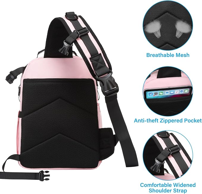 MOSISO Camera Sling Bag, DSLR/SLR/Mirrorless Camera Case Crossbody Photography - Image 7