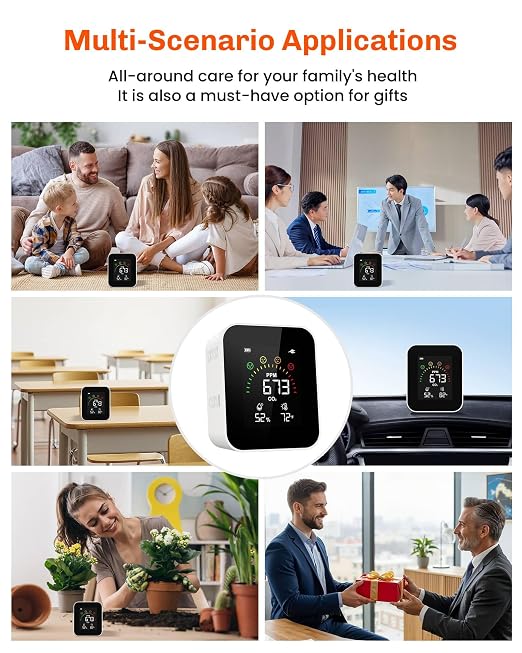 Air Quality Monitor Indoor for CO2, YOWEXA 400-10, 000 PPM Carbon Dioxide - Image 9
