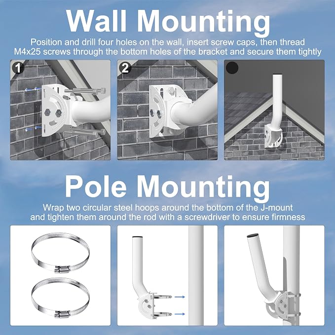Wireless Bridge Mount, Pole/Wall Mount kit - Image 6