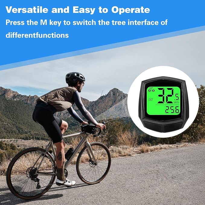2026 New Bike Computer and Bike Odometer Wireless MPH KM/H Bicycle Speedometer - Image 7