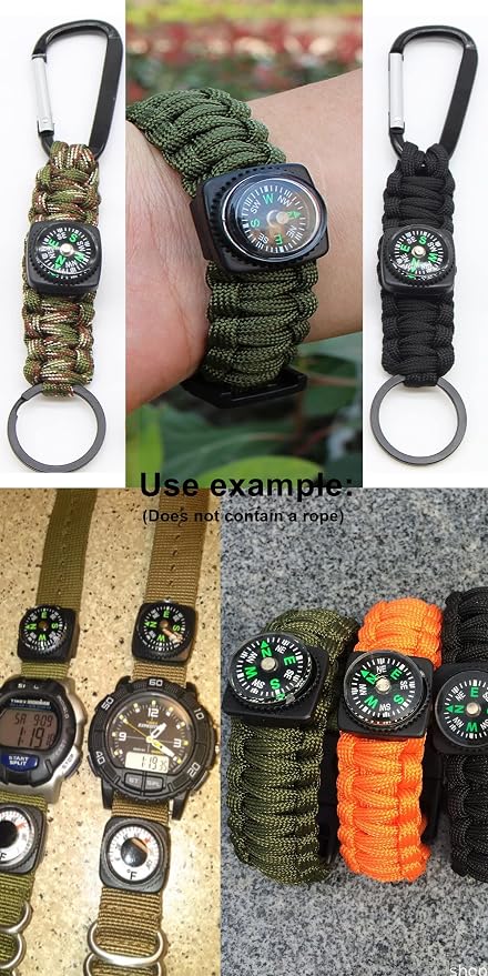 20 Pack Button Compass Mini Pocket Oil Filled Compass Dia. 20mm | - Image 5