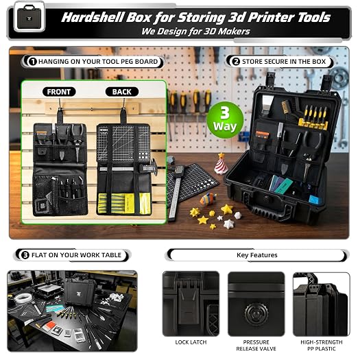 76pcs 3D Printer Tools Kit for Model Finishing/Deburring/Drilling/Polishing - Image 9