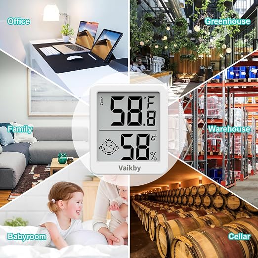 Indoor Humidity Meter Hygrometer 3Pack, Room Thermometer - Image 8