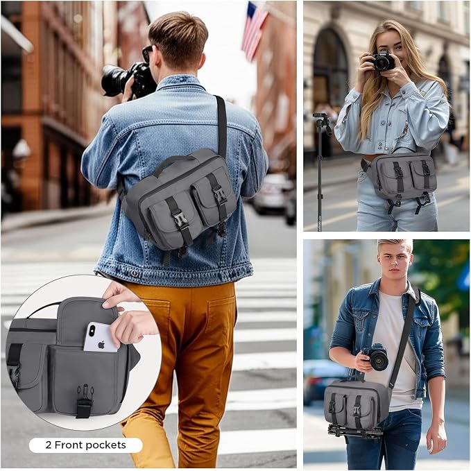 TAAOKA Camera Sling Bag, DSLR Camera Bag - Image 6