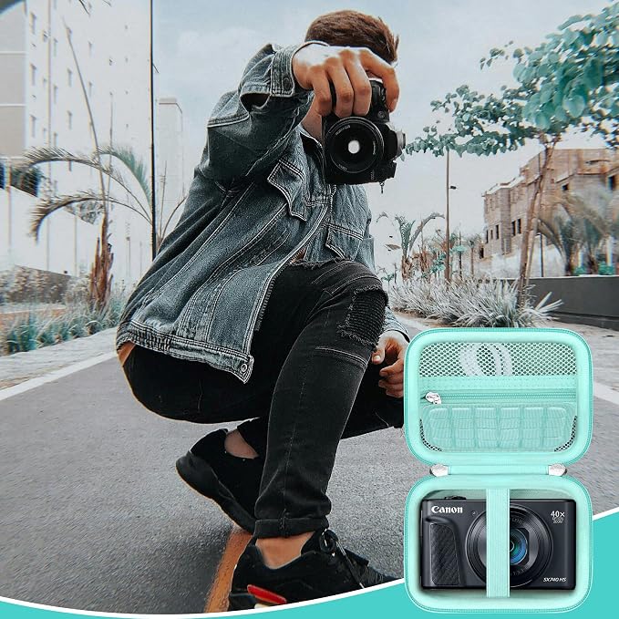 Hard Carrying Case for Canon PowerShot SX740 HS/ELPH 360 HS/ SX730 HS/ SX720 - Image 7