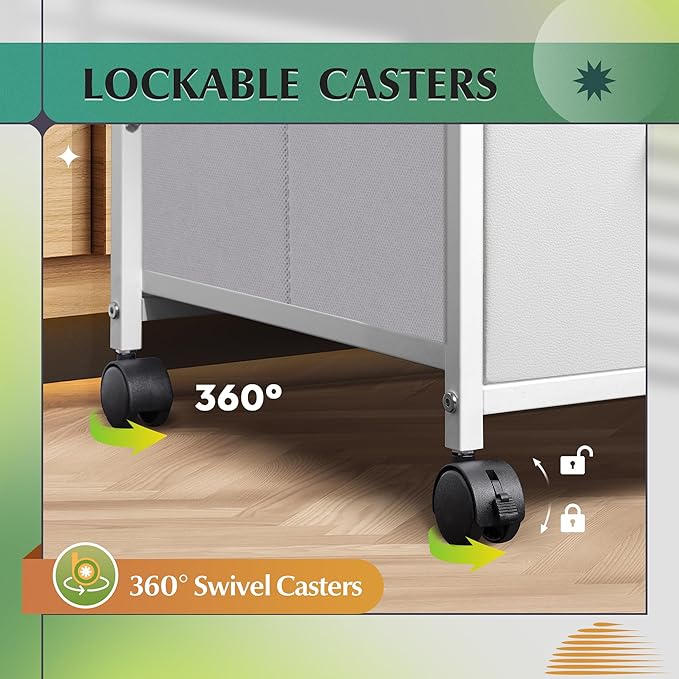 DEVAISE 3 Drawer File Cabinet - Image 6