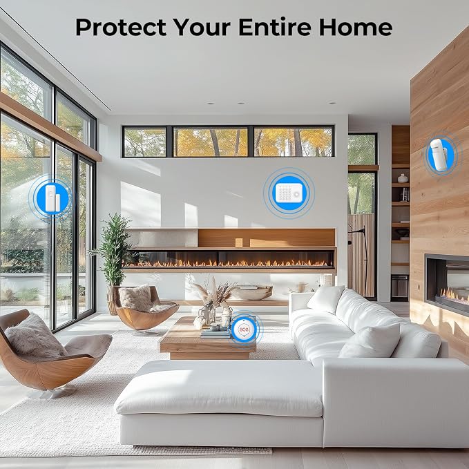 Alarm System for Home Security, WiFi/4G Home Security System Wireless - Image 9