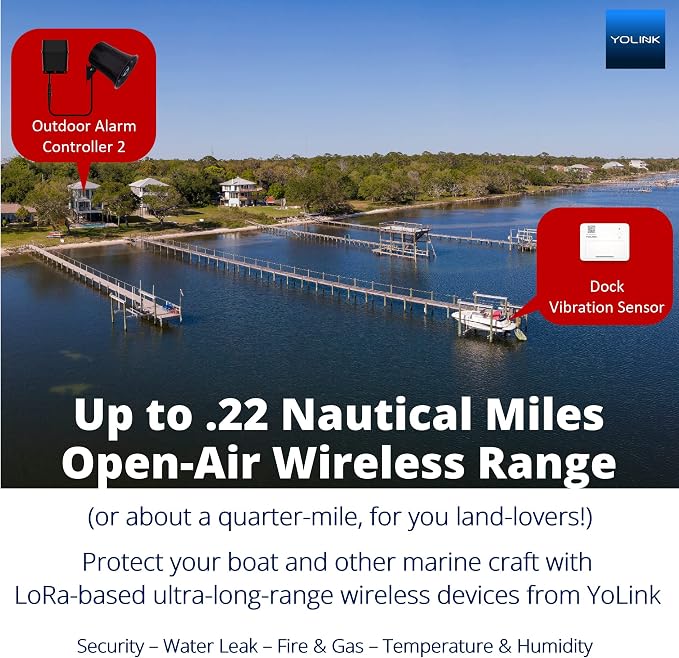 YoLink LoRa Smart Vibration Sensor & Hub Starter Kit: Hub & Smart Shock - Image 9