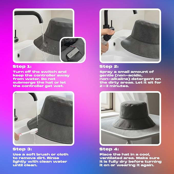 GloFX Bucket Hat – LED Light Up Rave Hat - Image 7