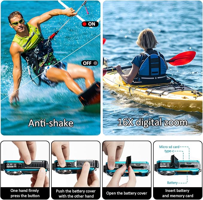 4K Underwater Camera 16FT Waterproof Camera - Image 7