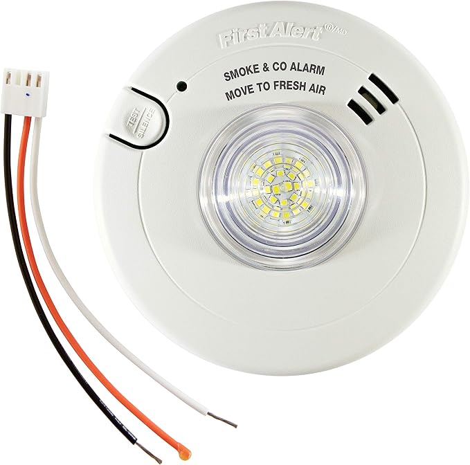 First Alert BRK 7030BSL Hardwired Hearing Impaired Combination Alarm - Image 5